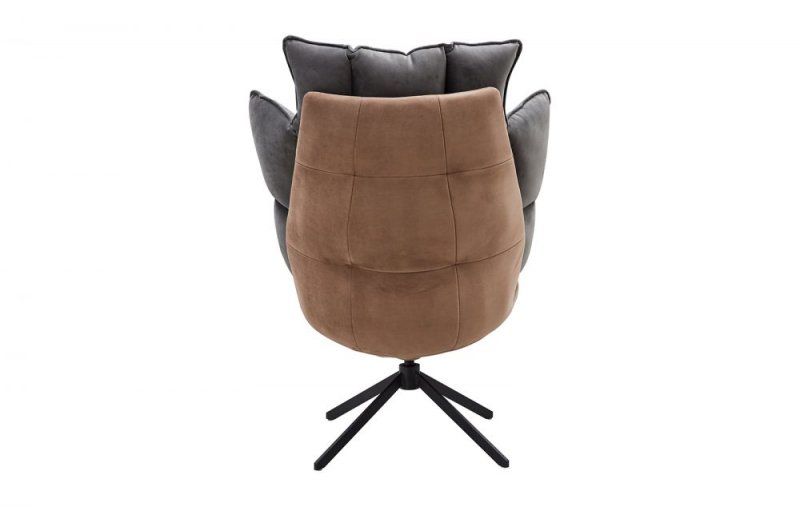 Кресло DС-1565G коричневый HE510-24B/ноги металл фото 4